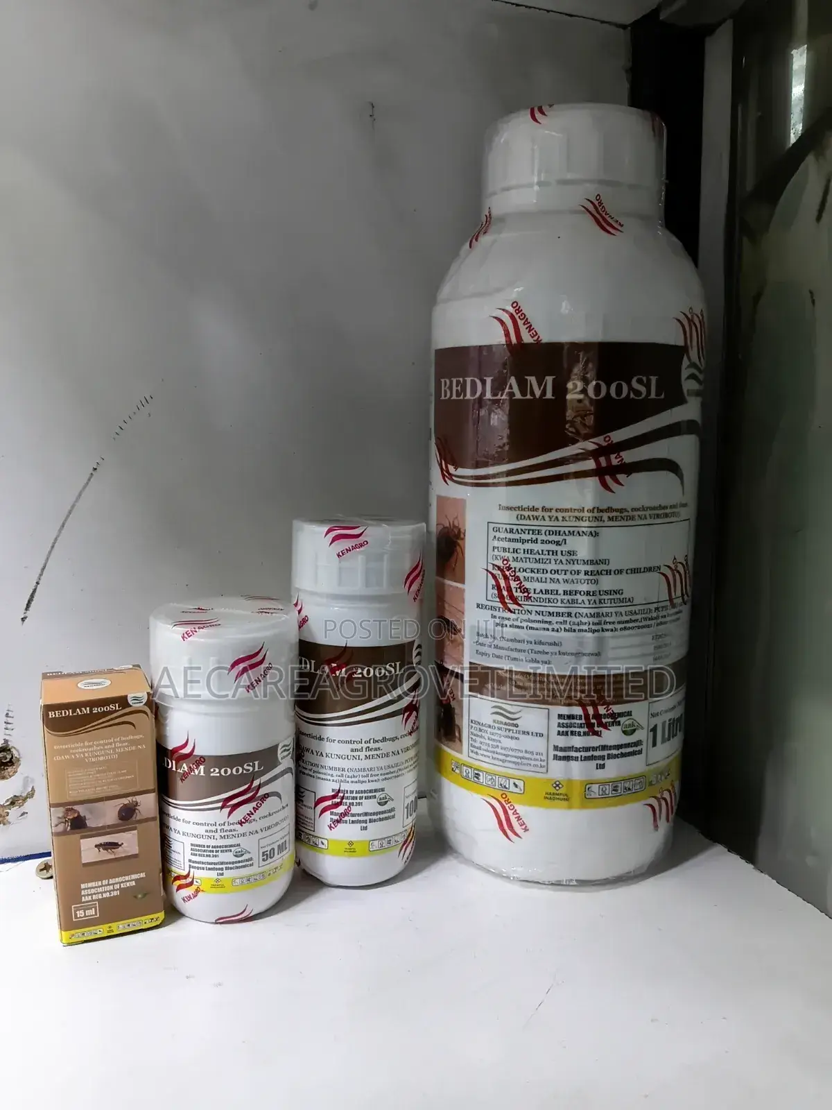 Bedlam 200sl Insecticide 15ml,50ml,100ml, 1litre