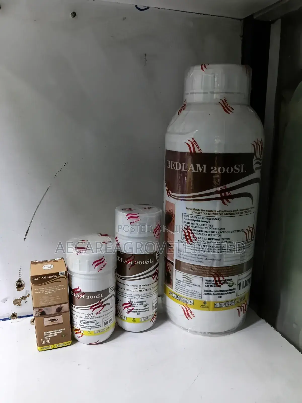 Bedlam 200sl Insecticide 15ml,50ml,100ml, 1litre