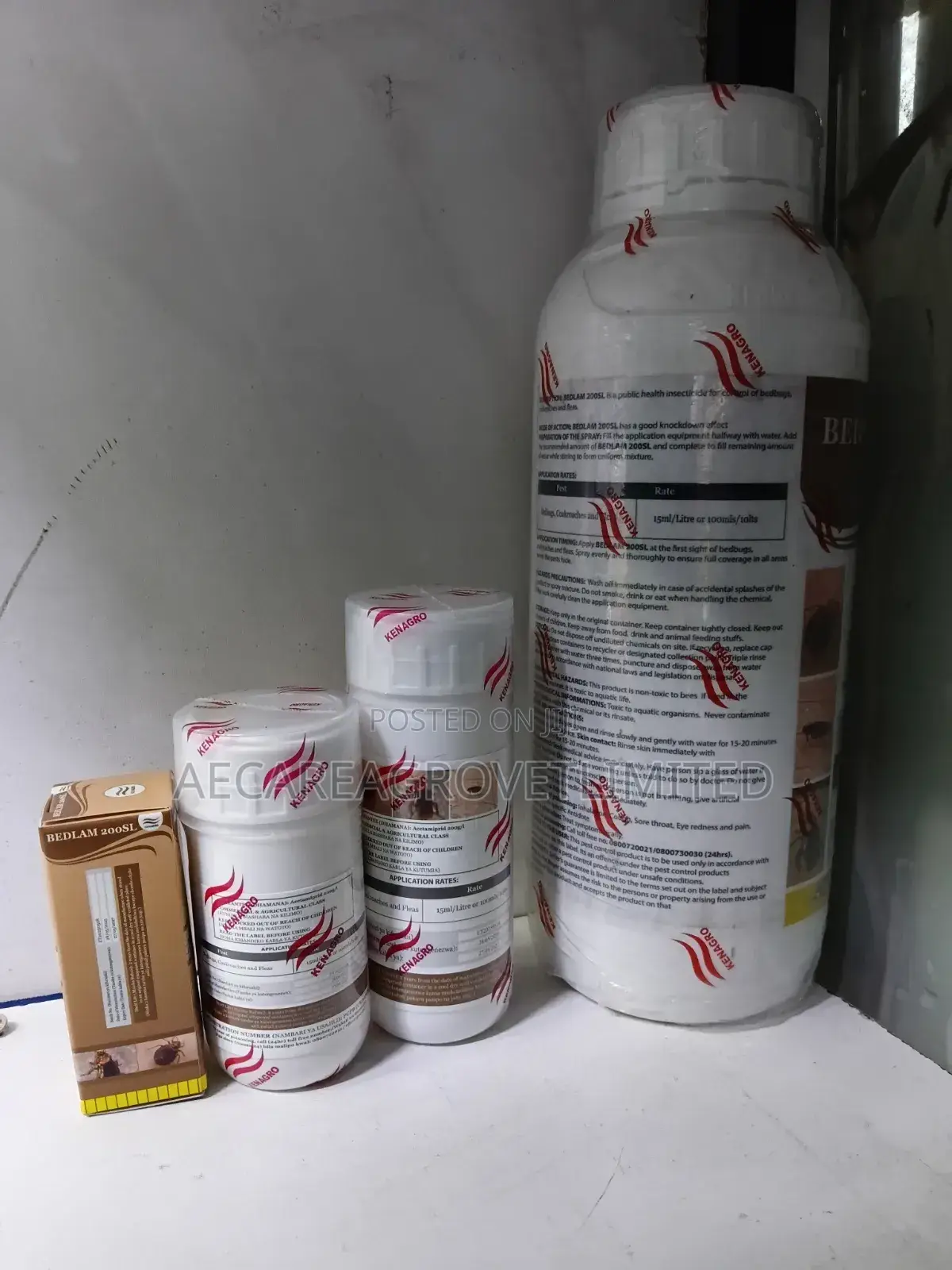 Bedlam 200sl Insecticide 15ml,50ml,100ml, 1litre