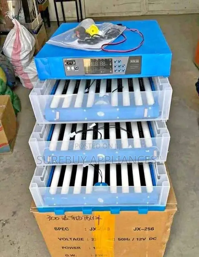 256 Egg Capacity Dual Power Incubator With Auto Turning