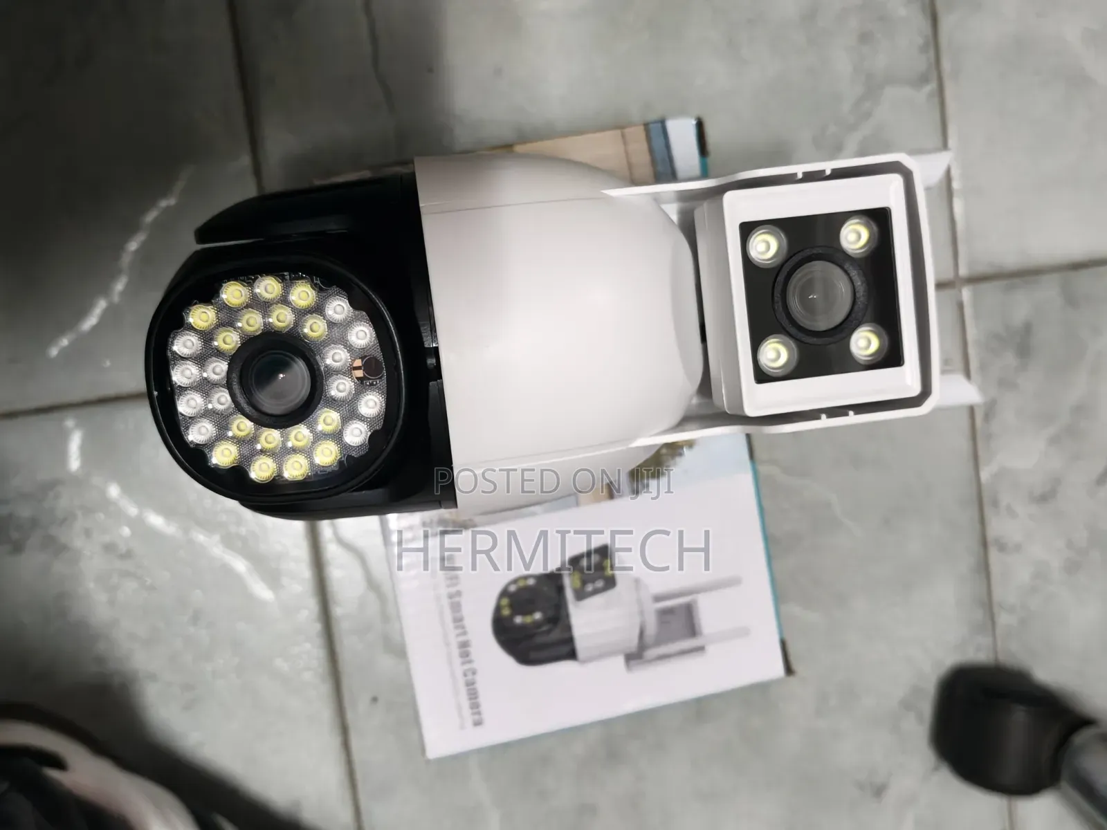Sd Card 4g Sim Support Dual Lens CCTV Camera Has Ethernet Cable