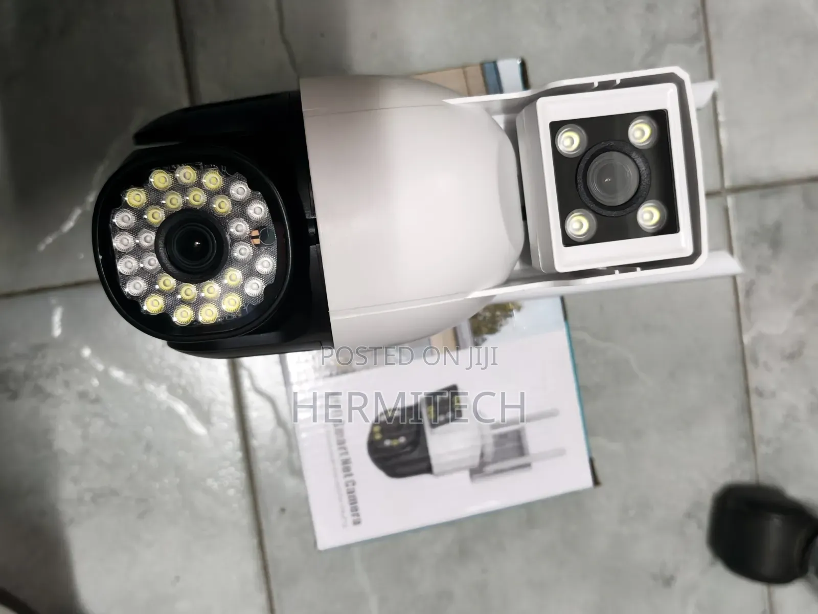 Sd Card 4g Sim Support Dual Lens CCTV Camera Has Ethernet Cable