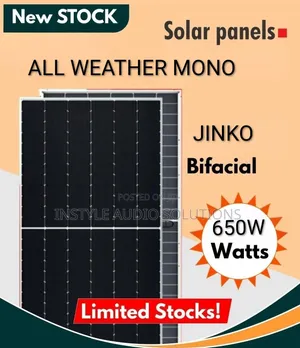 650w Monocrystalline Bifacial Top Quality All Weather Solar Panels