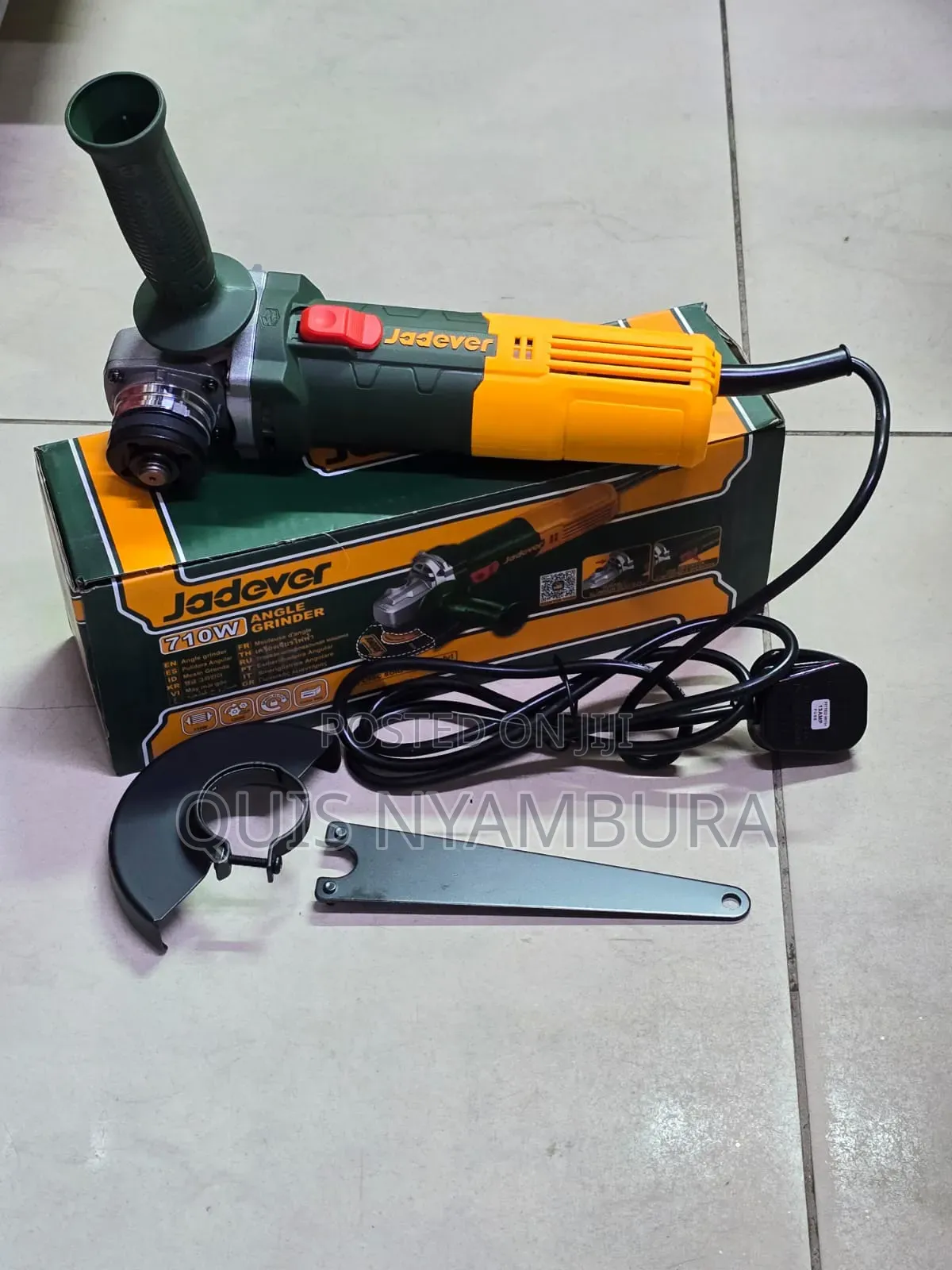 Electric Angle Grinder 4" / Jadeve Grinder 710w