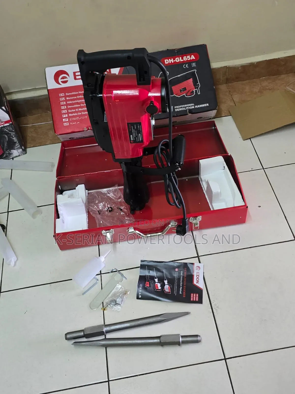 1800w Edon Demolisher/Professional Electric Jack Hammer