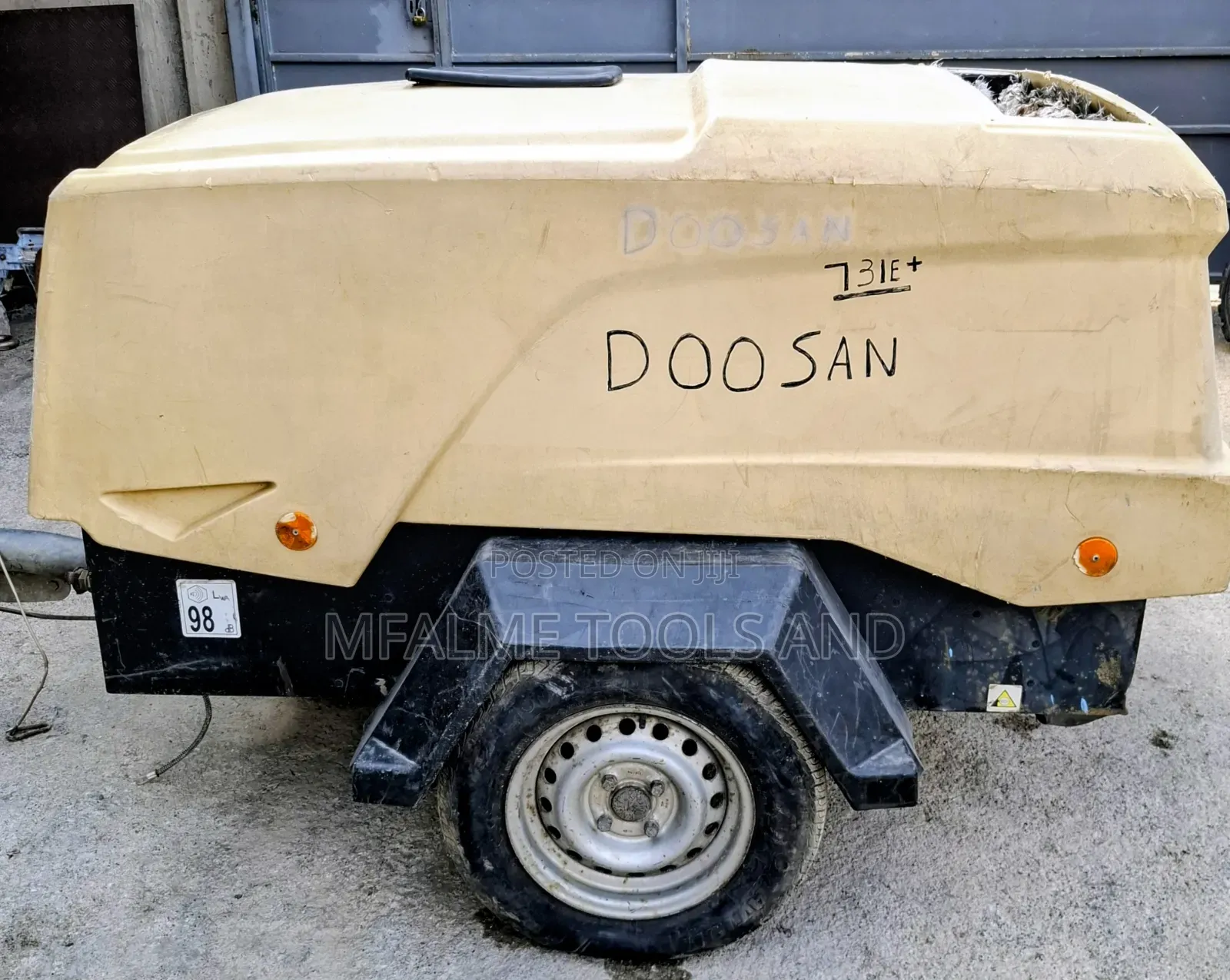 Compressor 2015 Doosan 731e+ 3cyl Diesel 10bars 105cfm Ex-Uk