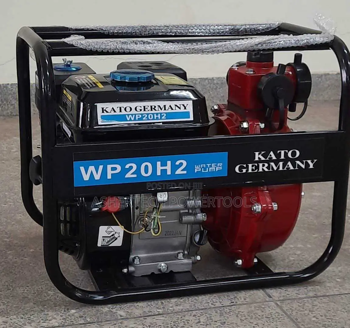 Wp20h2 Kato Germany Water Pump High Pressure 2 Inches 7.5hp Engine