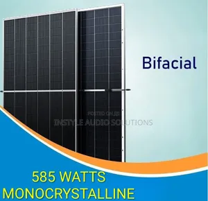 585 Watts Bifacial Solar Panels Monocrystalline All Weather