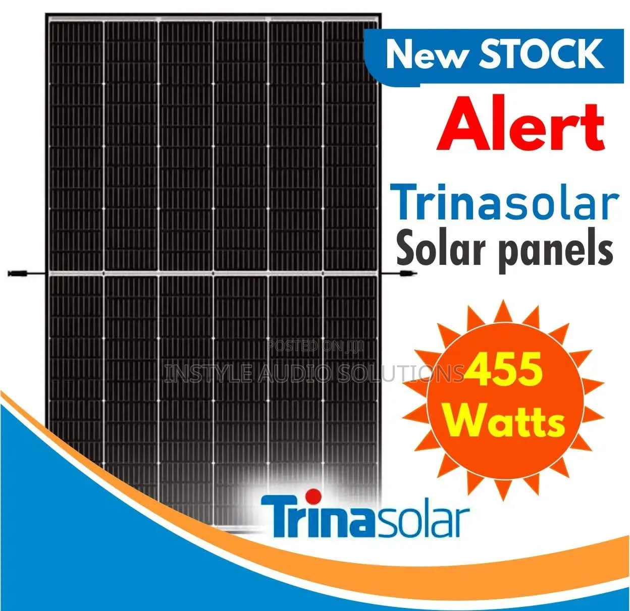 455 Watts Half Cell Monocrystalline All Weather Solar Panel Top Grade