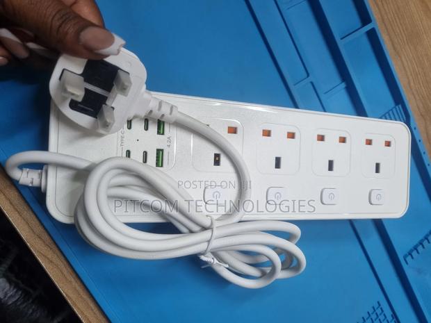 3250w 5 Way Power Extension With Type-c And Usb - thumbnail 2