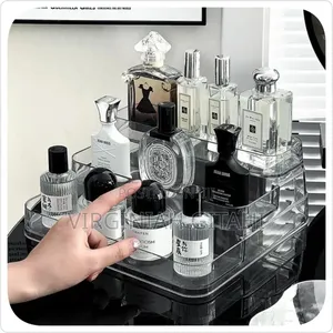 Acrylic Display Shelf Vanity Perfume Holder Organizer