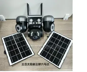 Affordable Outdoor PTZ V380 Solar Camera