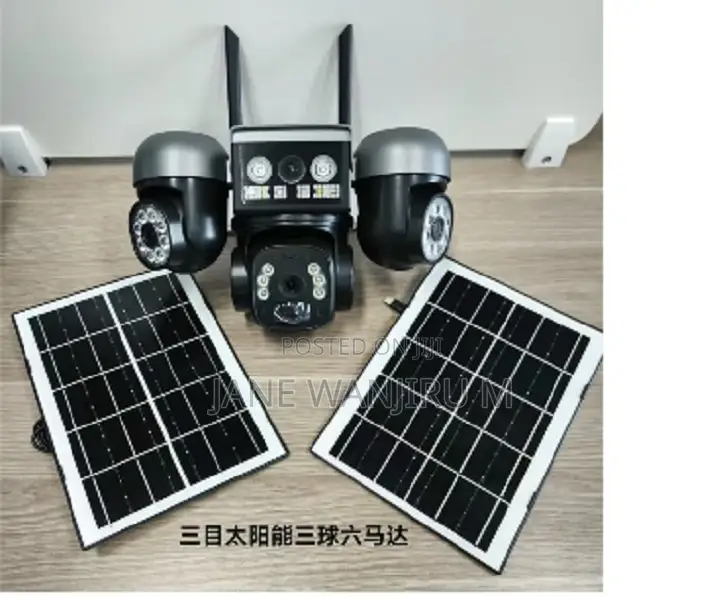 Affordable Outdoor PTZ V380 Solar Camera