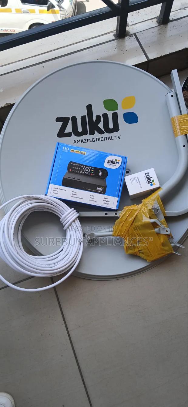 Full Zuku Entertainment Kit – Dish, Decoder
