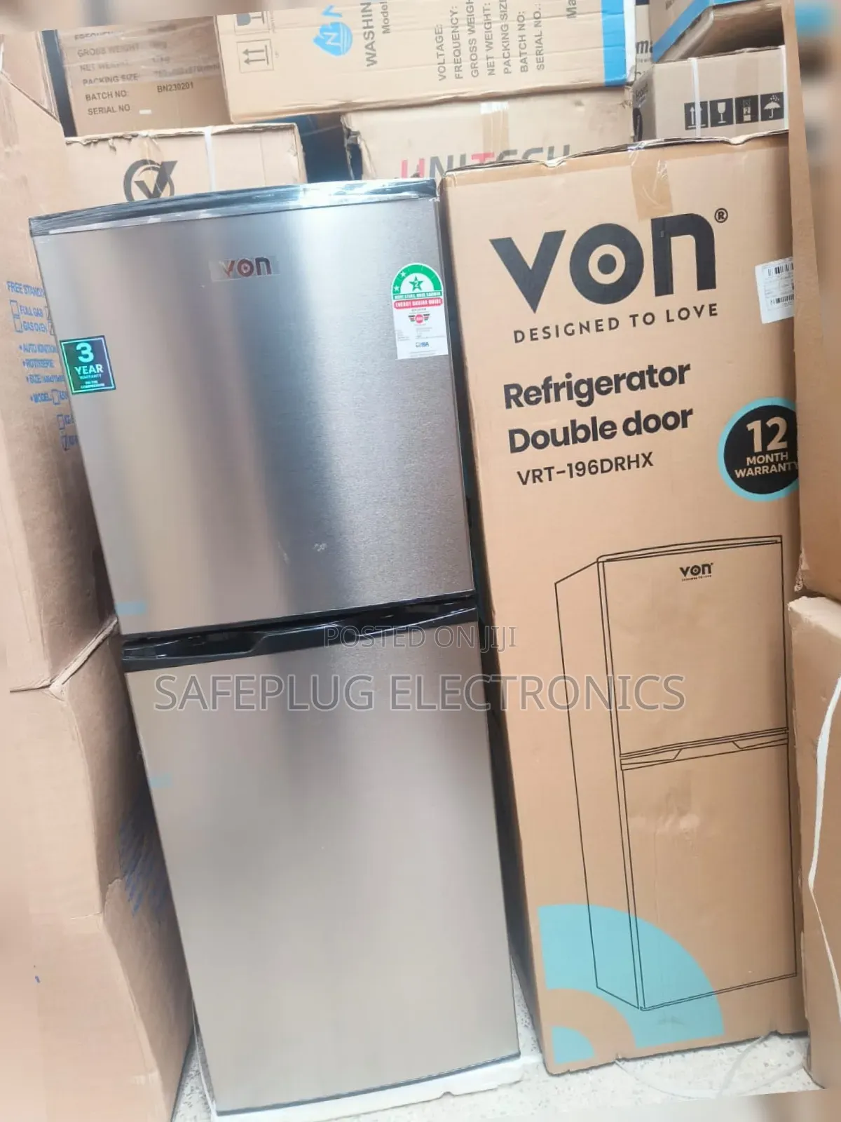 Von 195l Refrigerator VRT-196drhx –