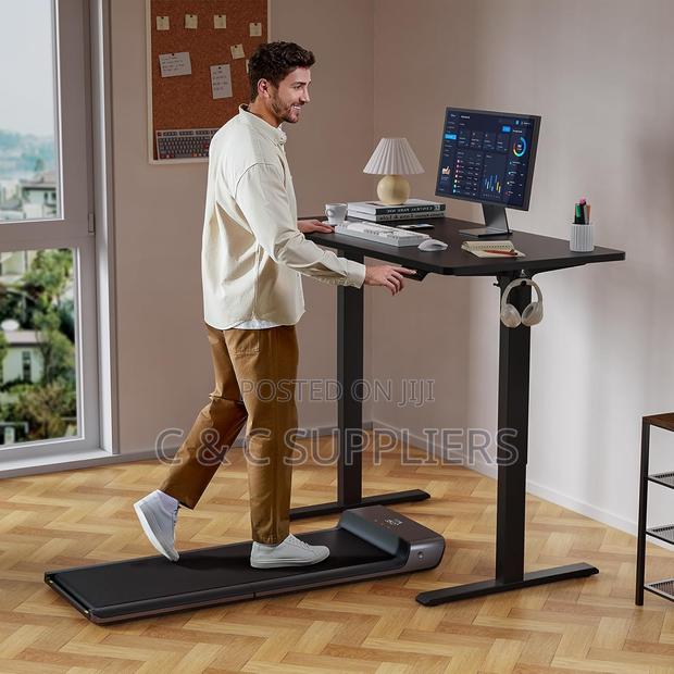 Black Height Adjustable Electric Desk