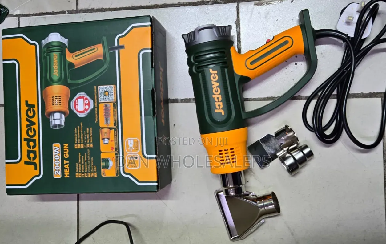 1800w Jadever Heatgun 
With Nozzoles