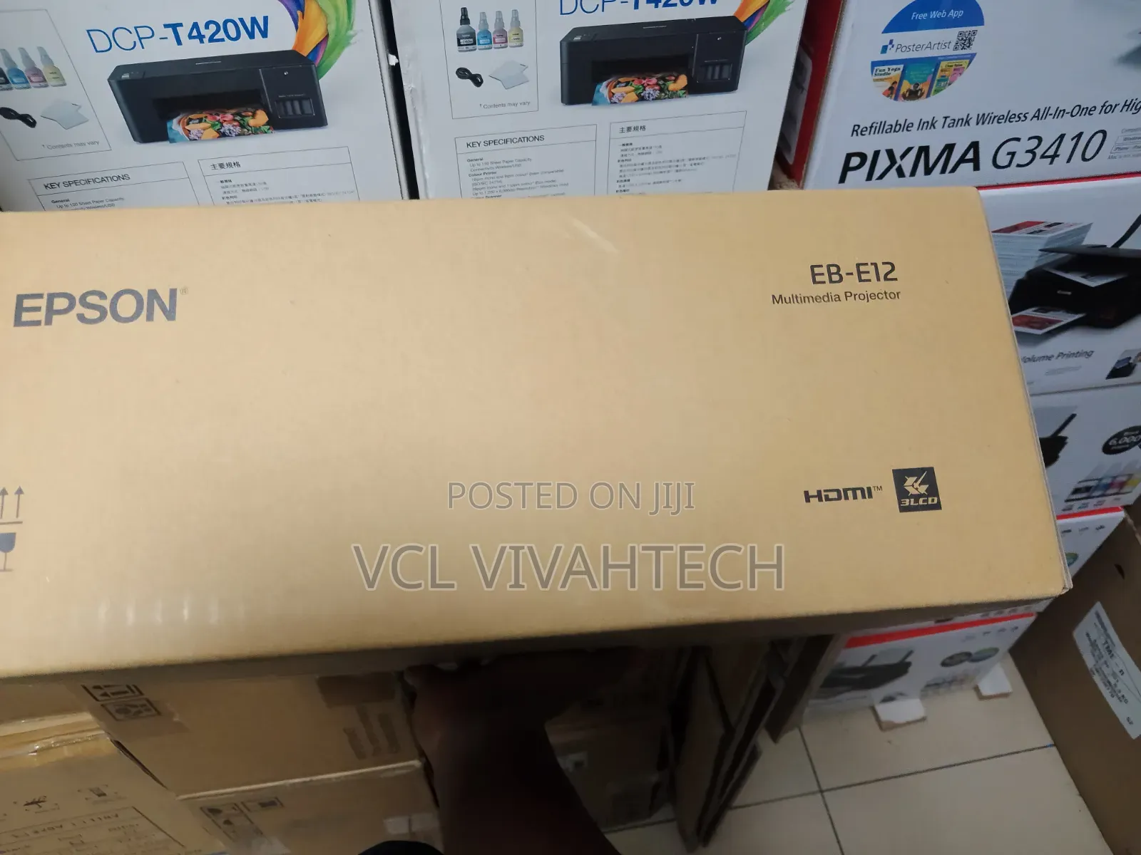 Epson Eb-E12 Projector, 3lcd Technology