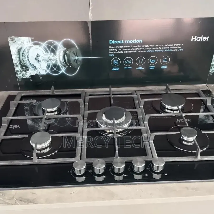 Haier 5 Burner in Built Gas Hob