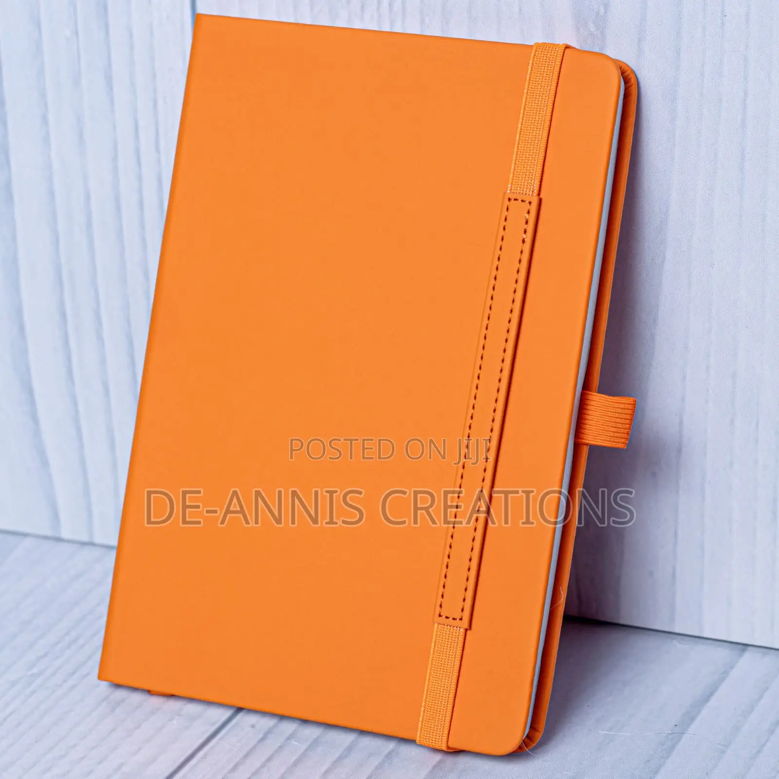 Orange Pu Leather Notebooks