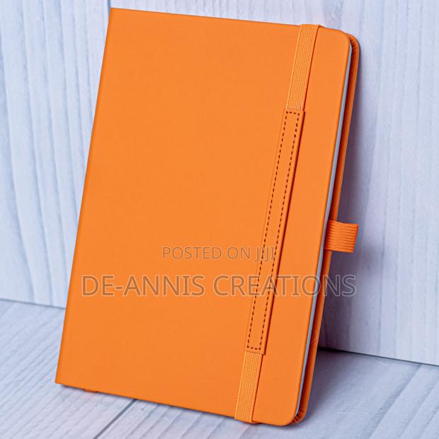 Orange Pu Leather Notebooks - main view