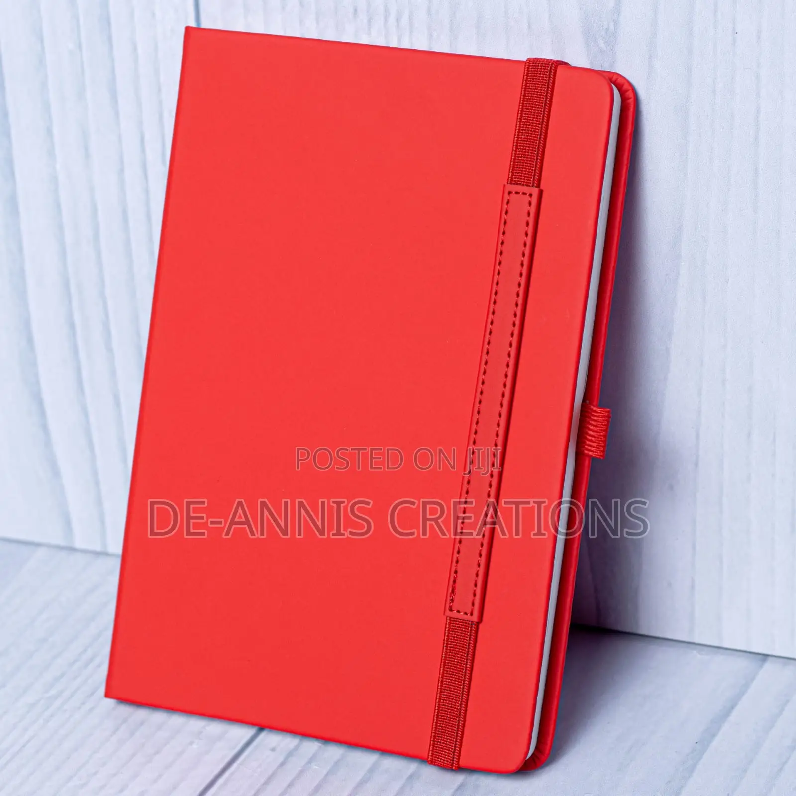 Red Pu Leather Notebooks