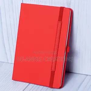 Red Pu Leather Notebooks