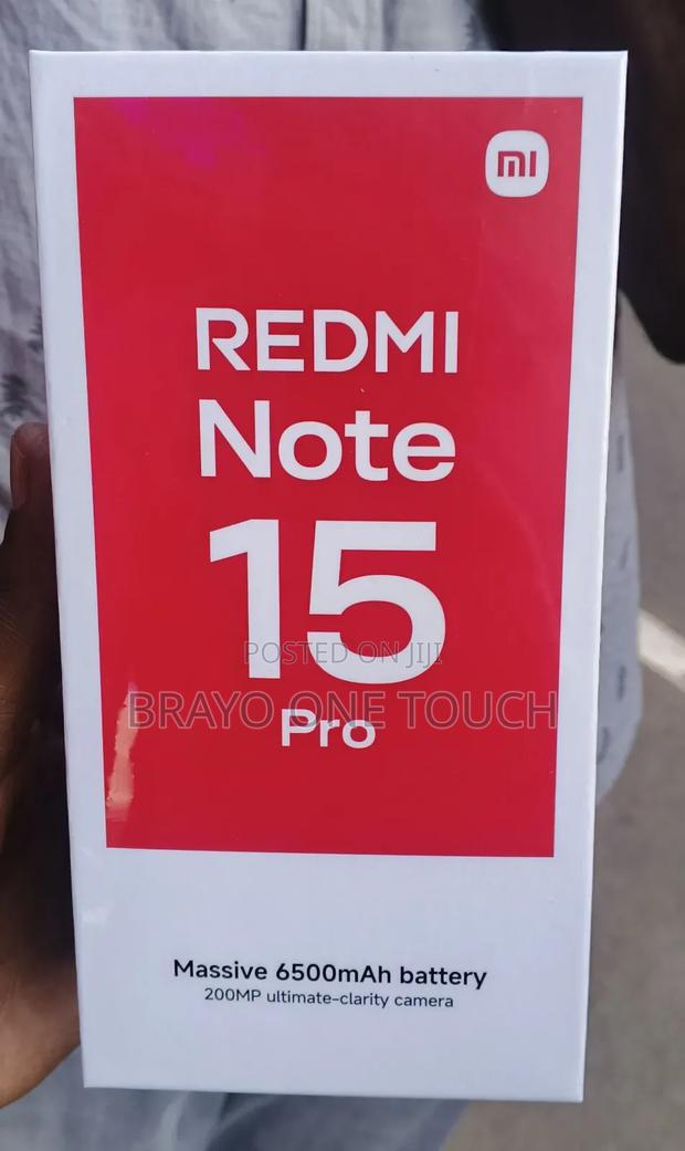 New Xiaomi Redmi Note 15 Pro 256 GB Black