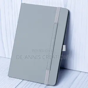 Gray Pu Leather Notebook