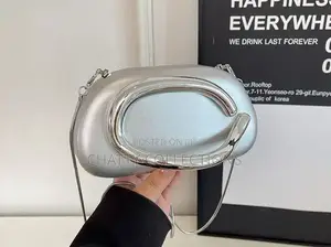 Silver Ladies Clutch Bags With Sling