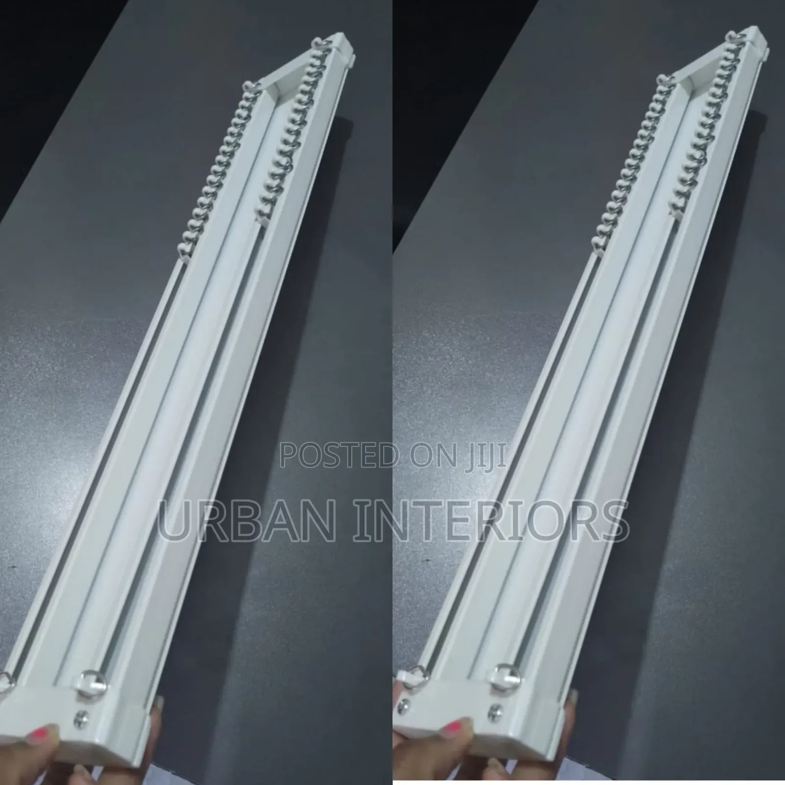 Aluminium Double Curtain Rails for Gypsum Ceilings