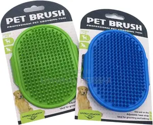 Silicone Dog Bath Massage Brush for Cat Cleaning Bath Glove Brush