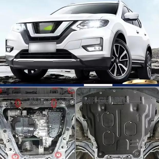 Nissan X-trail 2014-2023 Black Under Engine Guard Plate Protector - thumbnail 2