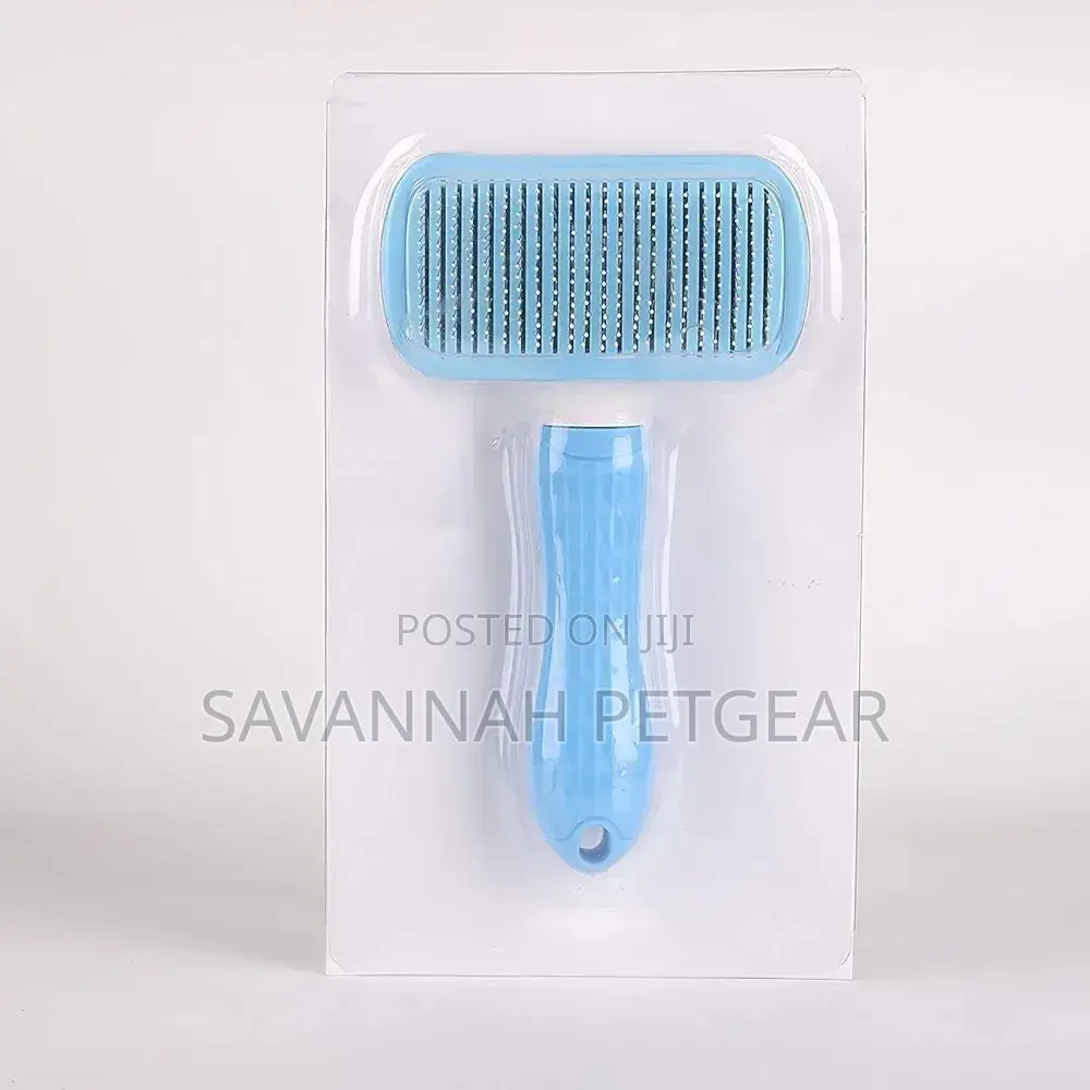 Auto Slicker Self Cleaning Brush for Grooming Dogs Cats
