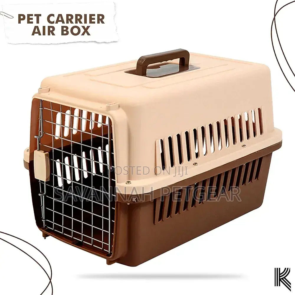 Pet Cage for Travelling Storage With Ventilation Space (Small,Brown)
