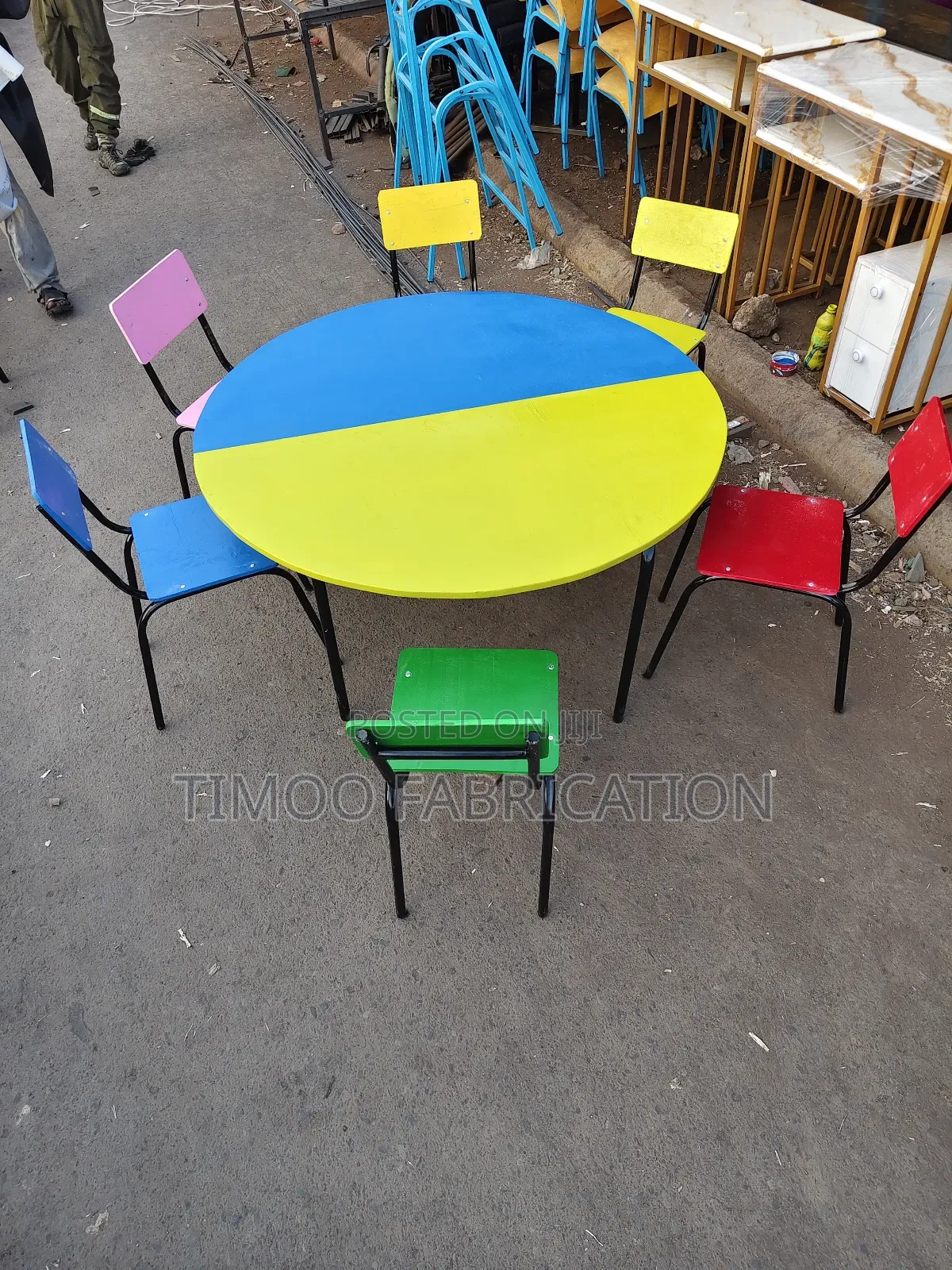 Study Children Table and Chairs 
