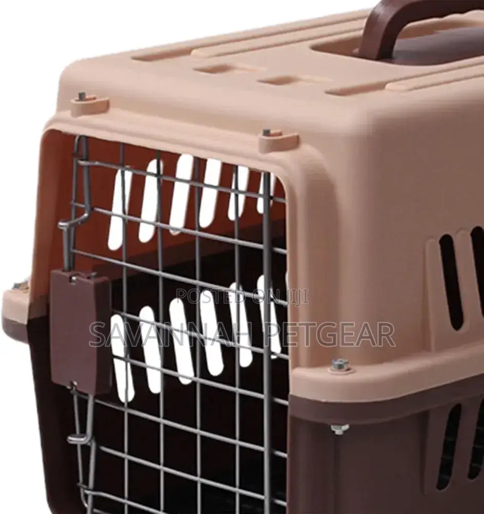 Hard Sided Pet Transport Carrier Cage for Carrying Cats and Puppies