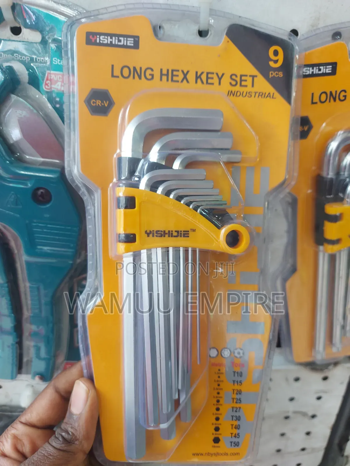 Yishijie 9-Piece Long Hex Key Set
