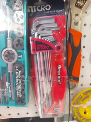 Intcro 9-Piece Hex Key Set,