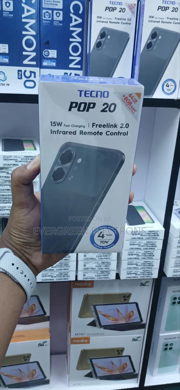 New Tecno Pop 20 64 GB Gray