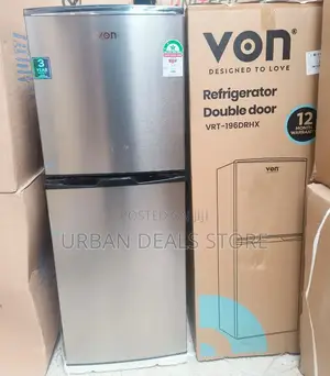 Von 195 Litres VRT-196drhx Double Door Refrigerator