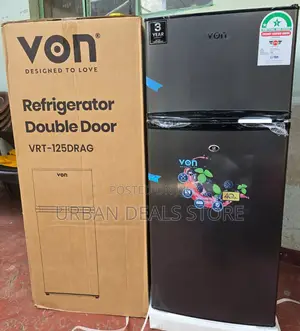 Von 125 Litres Double Door Refrigerator (Direct Cool)