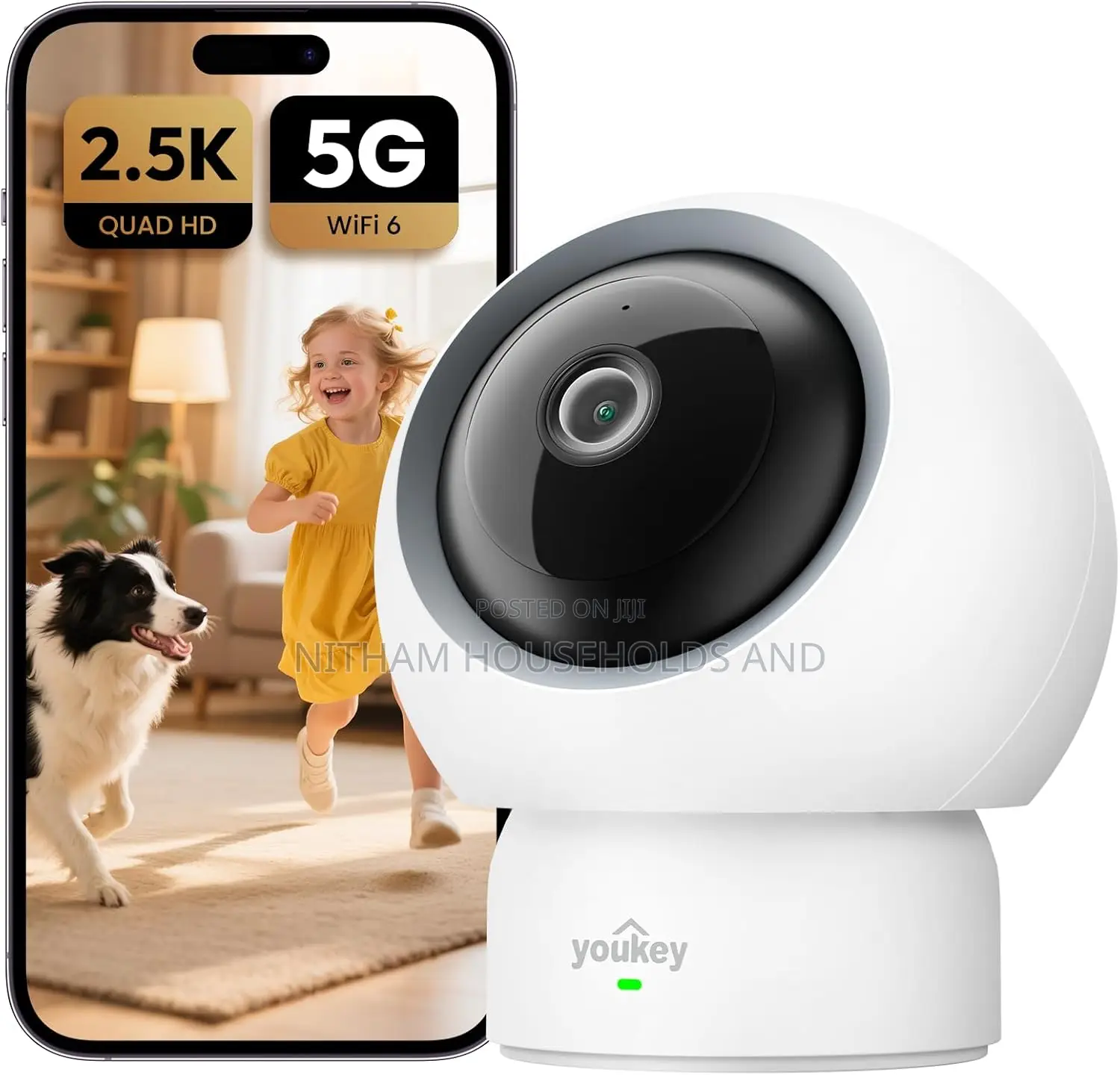 Youkey P310 Home Camera Indoor Pan Tilt 2.