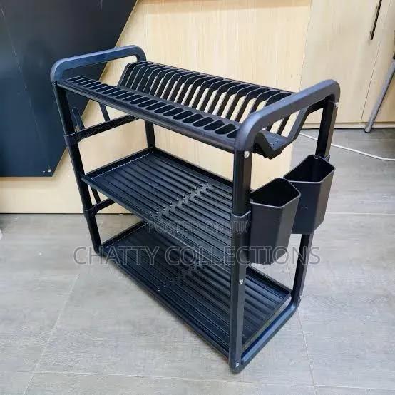 3 Tier Aluminium Dish Rack for Kitchen Counter