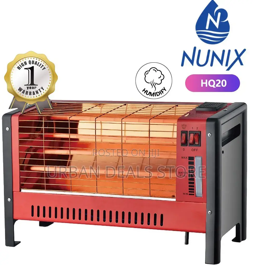3-Sided Quartz High Quality Room Heater With Humidifier