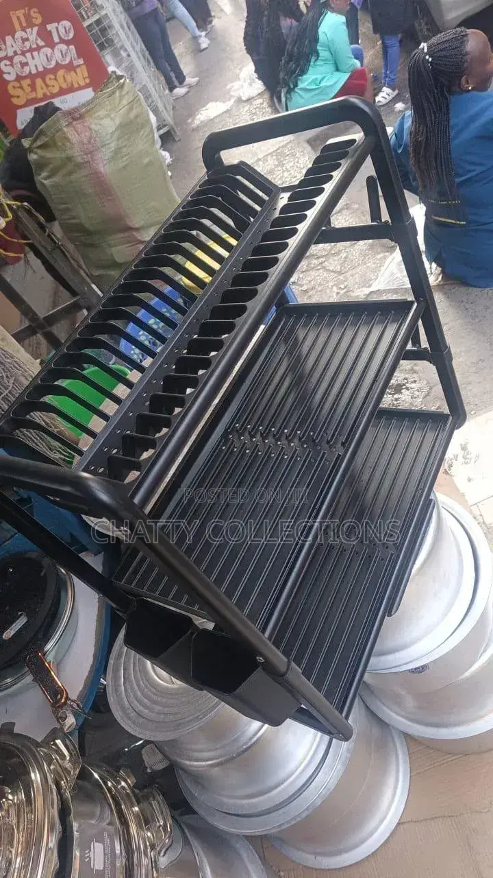 3 Tier Aluminium Dish Rack for Kitchen Counter