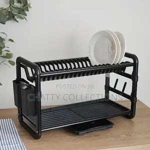 2 Tier Aluminium Kitchen Counter Dishrack