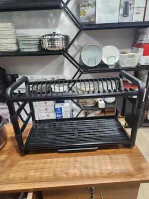 2 Tier Aluminium Kitchen Counter Dishrack