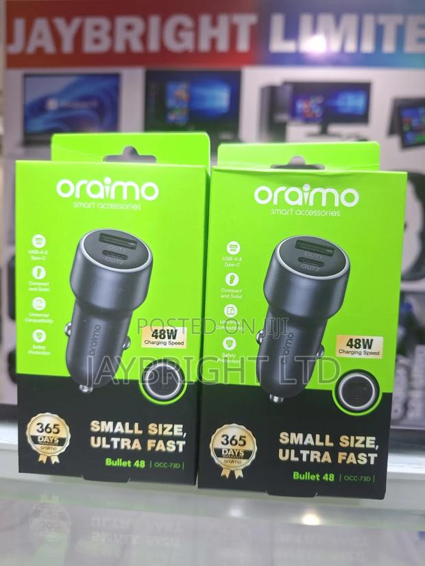 Oraimo Bullet 48 48w Car Charger
