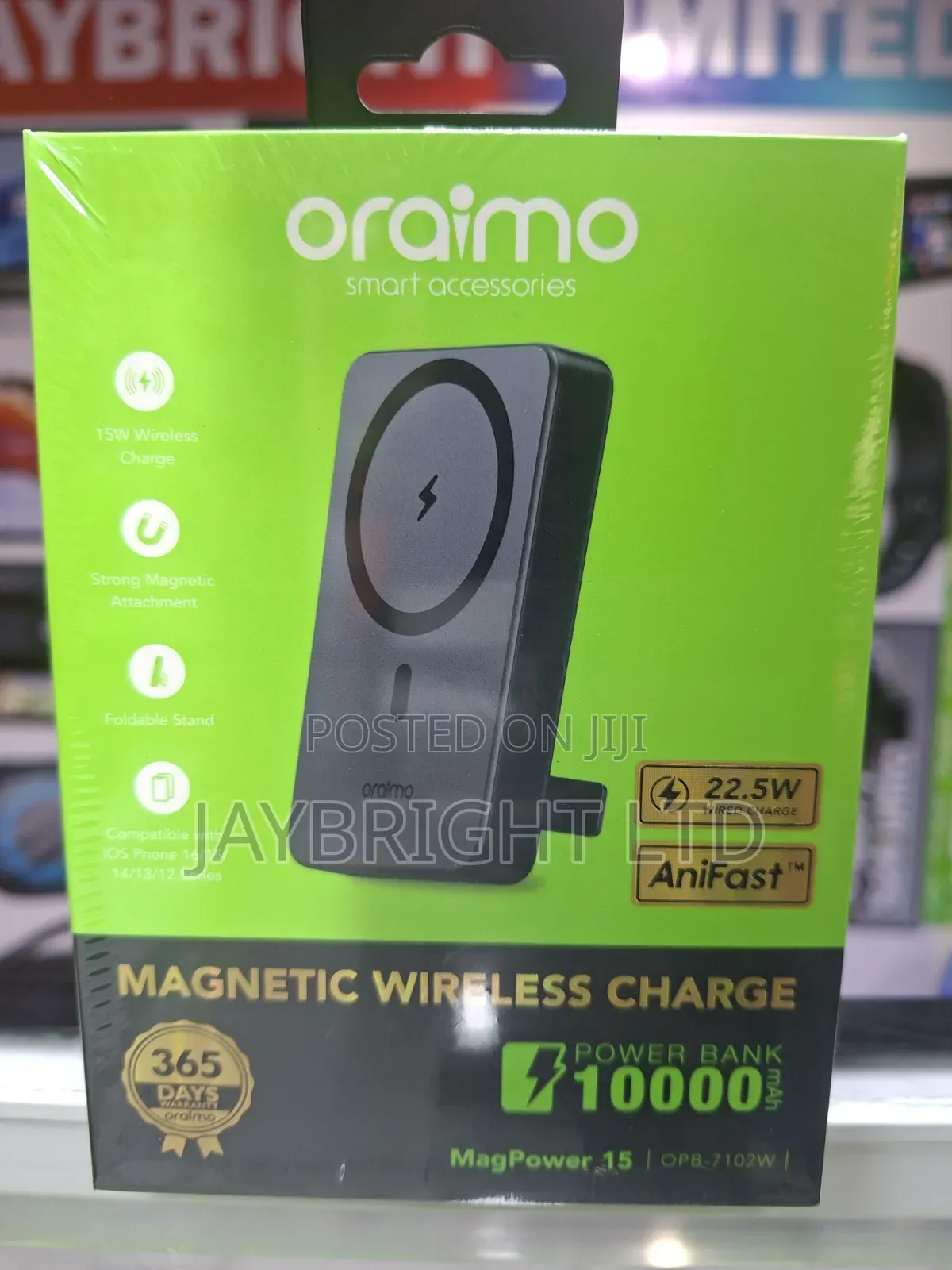 Oraimo Magpower 15 10000mah Wireless and Wired Power Bank